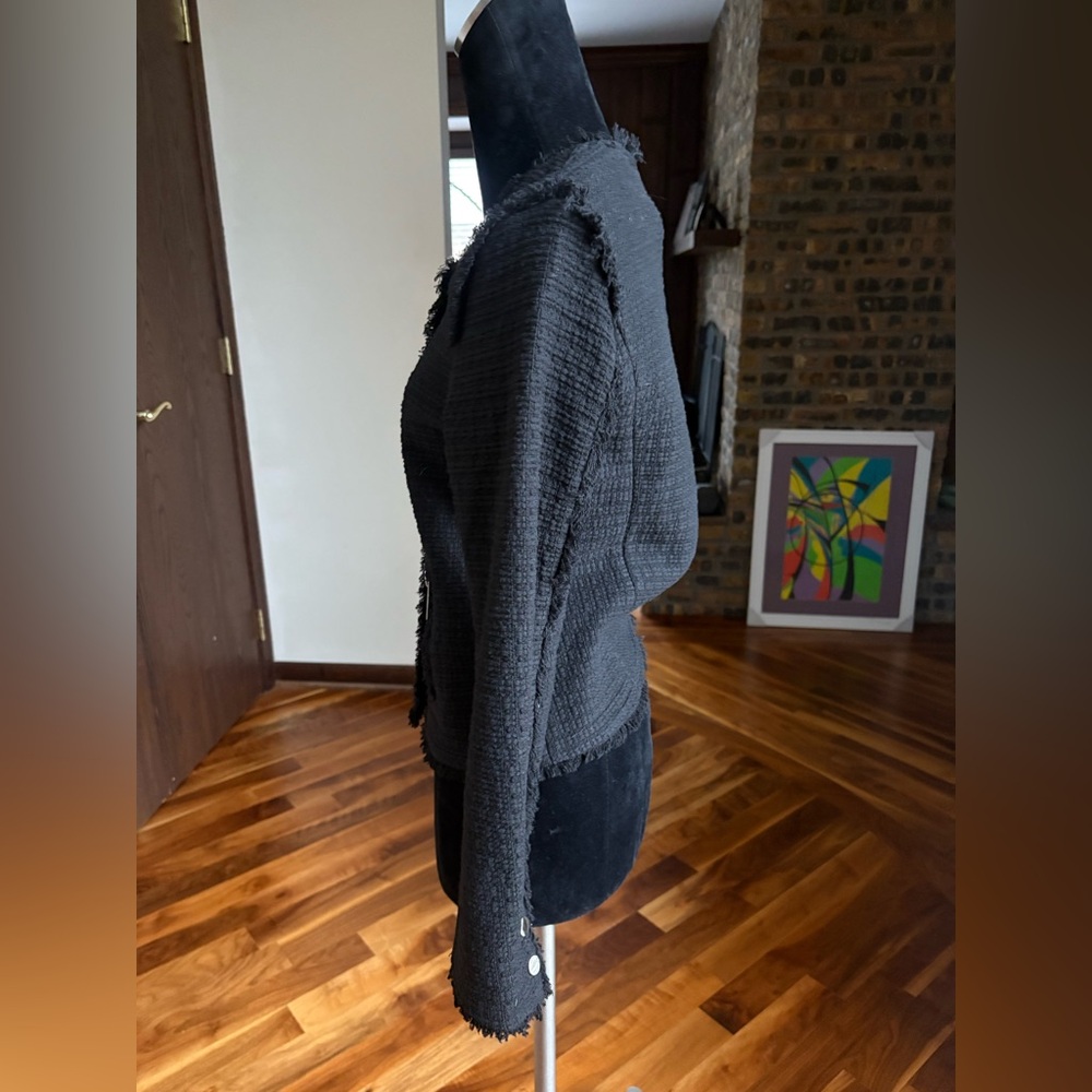 One Third Stylish Black Women's Jacket 01, ECU - Picture 5 of 13